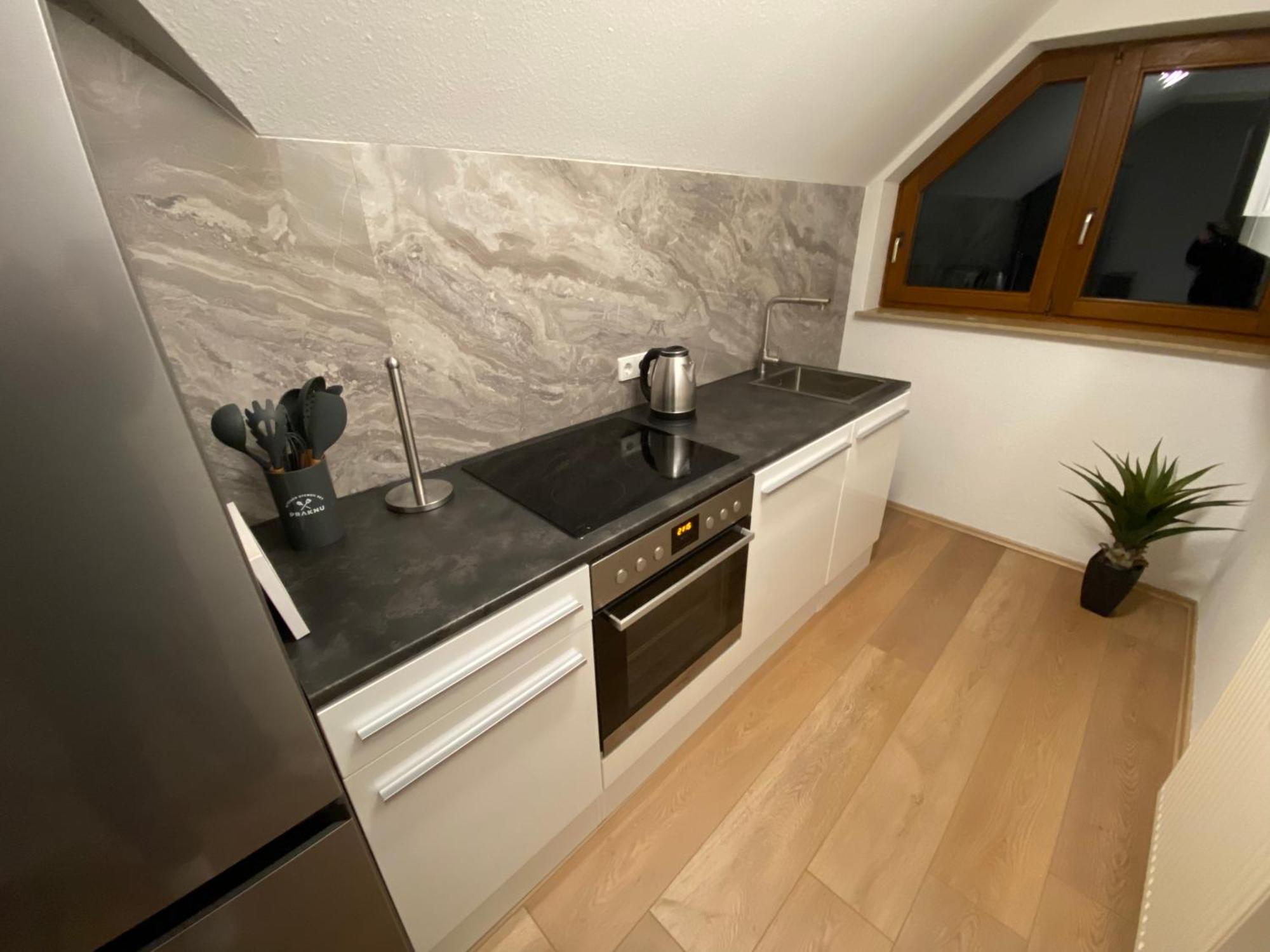 Appartement Am Kaibach - Kueche - Balkon - Bad Forchtenberg Esterno foto